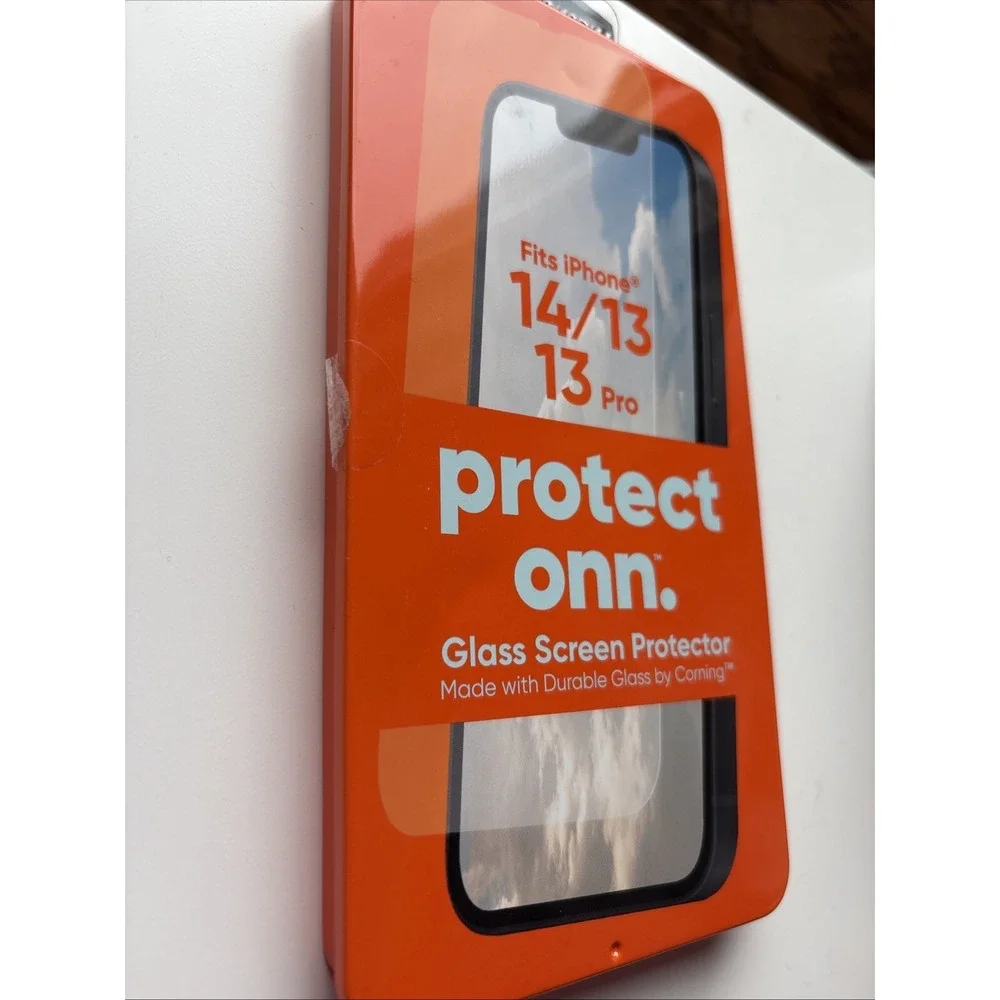 Protect Onn.‎ Glass Screen Protector For Iphone 14/13 13 Pro Open Box NEW